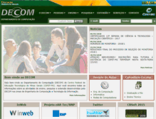 Tablet Screenshot of decom.cefetmg.br