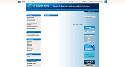 Desktop Screenshot of administracao.cefetmg.br