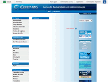 Tablet Screenshot of administracao.cefetmg.br