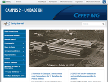 Tablet Screenshot of campus2.cefetmg.br