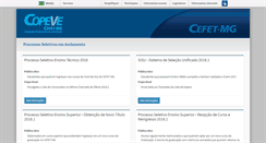 Desktop Screenshot of copeve2.dri.cefetmg.br