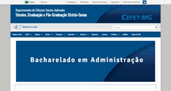 Desktop Screenshot of dcsa.cefetmg.br