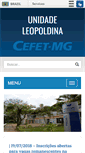 Mobile Screenshot of leopoldina.cefetmg.br