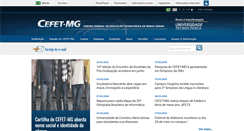 Desktop Screenshot of cefetmg.br